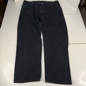 Levi’s 505 Men’s Straight Black Denim Jeans - Size 46 X 32 - Red Label